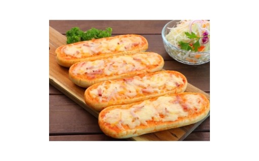新登場！【日本ハム】フランスパンのピザ 4本入 × 6パック