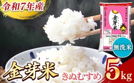 【令和7年産】BG無洗米・金芽米きぬむすめ 5kg