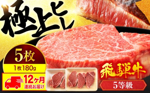 飛騨牛 ヒレ ステーキ【12回定期便】で贅沢な食卓を