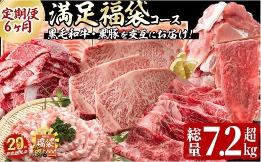 【3月中に配送】【志布志市制20周年記念】黒毛和牛・黒豚をお届け！＜志布志牛・豚 満足福袋コース＞