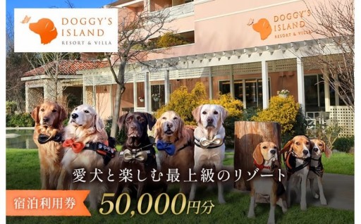 犬と楽しむリゾートドギーズアイランドの宿泊利用券