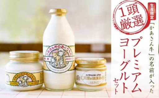 牛も人も幸せになれるまちなか牧場で生まれた 極上プレミアムヨーグルトセット