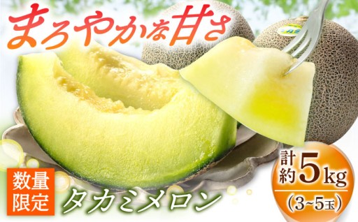 【先行予約実施中！】タカミメロン