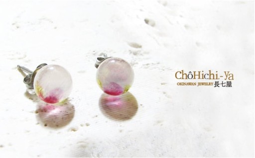 長七屋の月桃ピアス【GeP-1】ー販売証明書付きー ピアス
