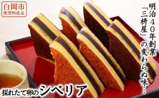 白岡市推奨特産品認定！採れたて卵のシベリア 6個