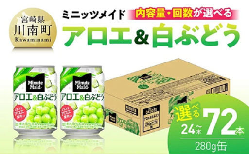 ミニッツメイド「アロエ&白ぶどう」280g缶