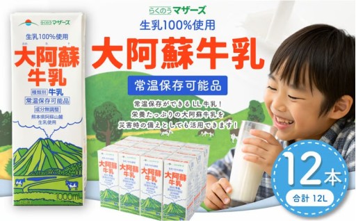 大阿蘇牛乳 1L×12本 合計12L