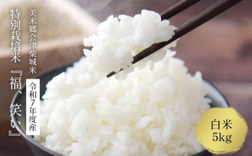 令和7年産 特別栽培米「福 笑い」 5kg