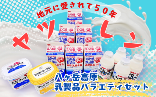 佐久穂町の新規返礼品として登場！地元に愛され続けて50年♪ヤツレン乳製品バラエティセット