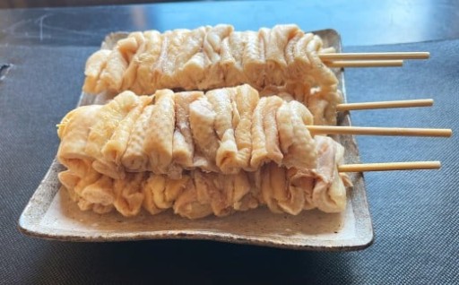 ジャンボ焼き鳥 ［鶏皮10本］100g×10本 計約1k