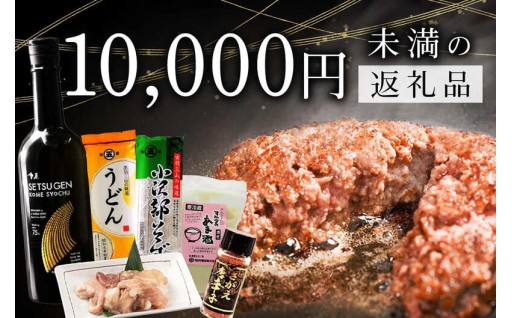 10,000円未満の返礼品を揃えました！