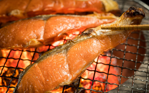 厚！脂ののった天然紅鮭（個包装）