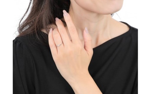 【富士川町ジュエリー部門検索第１位】プラチナダイヤ リング 0.05ct R953DI-P2