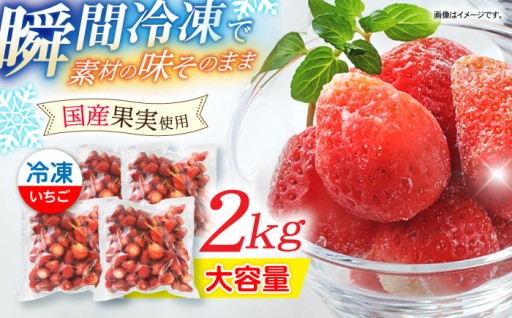 極上の甘さをそのまま冷凍！長崎いちご4袋セット