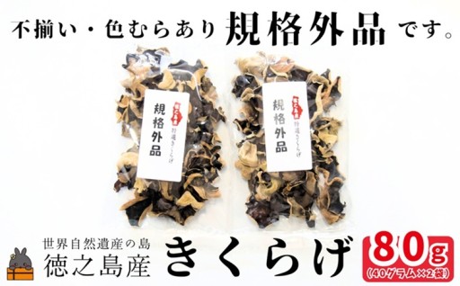《訳あり》徳之島産乾燥きくらげ（寄附額5,000円）