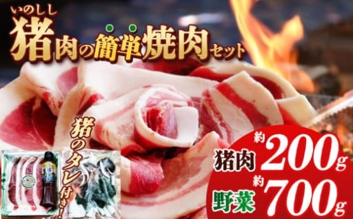 猪肉の簡単焼肉セット 900g