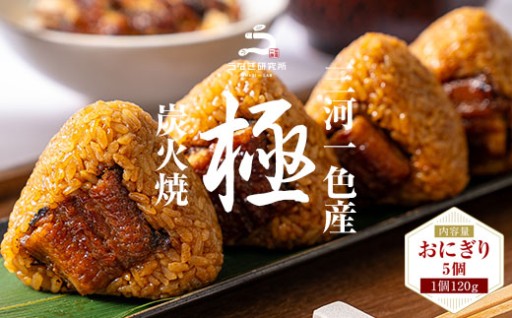 ✨12月・1月限定　特別提供✨三河一色産うなぎ使用 うなぎおにぎり5個
