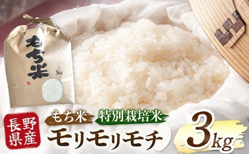 木島平産 モリモリモチ 3kg 