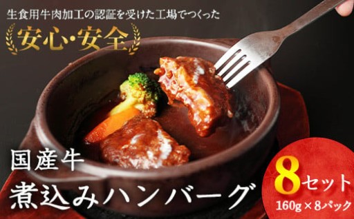 湯せんでOK！国産牛使用 煮込みハンバーグ