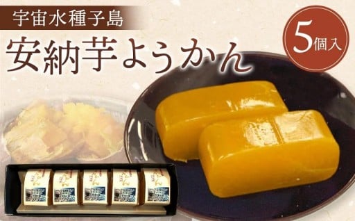 宇宙水種子島安納芋ようかん(5個入)
