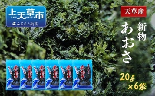 天草産あおさ（乾燥）20g×6袋 計120g
