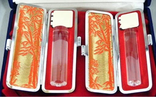 白水晶印鑑 3本セット