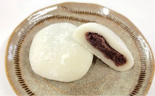 愛ふくふく 「クリームあんもち（白・ビーツ）12個入りセット」 計840g