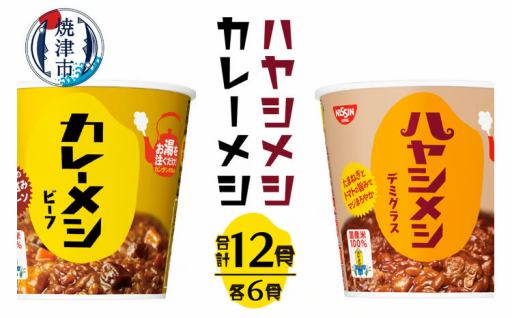 日清カレーメシとハヤシメシ