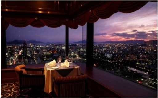 ディナーペアお食事券　【33Fスカイダイニング リーガトップ】