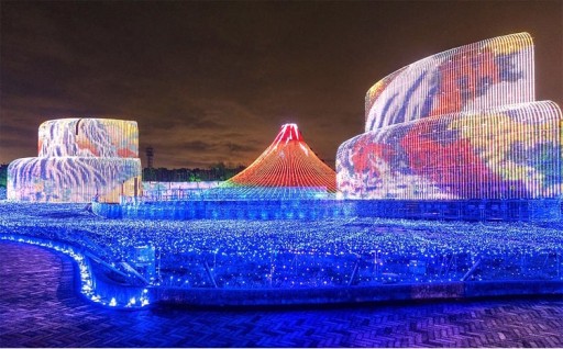 なばなの里 イルミネーション特別入村券 4名様分（ベゴニアガーデン入場券付）