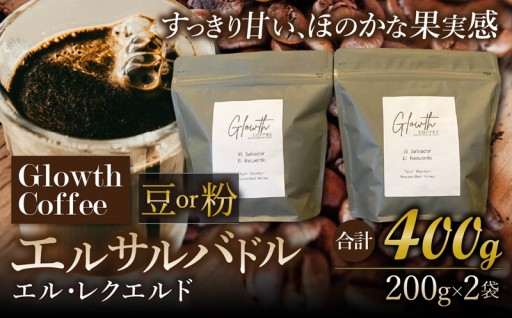 エルサルバドル エル・レクエルド コーヒー ( 豆 or 粉 ) 400g ( 200g ×2 )