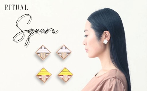 水引 ピアス or イヤリング Square