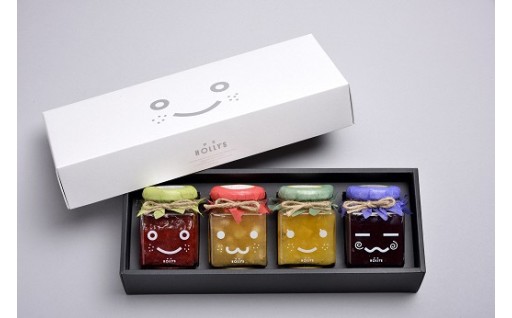 厳選フレッシュフルーツ使用「ベリッチジャム ギフトBOX」（215g×4個）