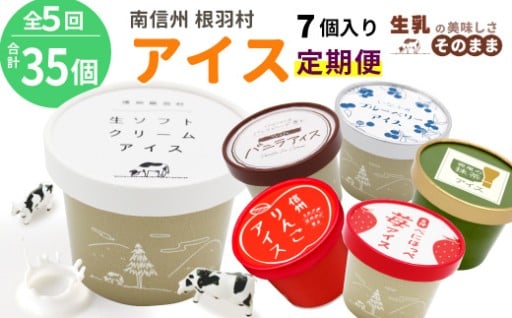 全5回★フレーバーアイス定期便 合計35個