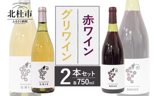 赤ワイン・グリワイン 2本セット