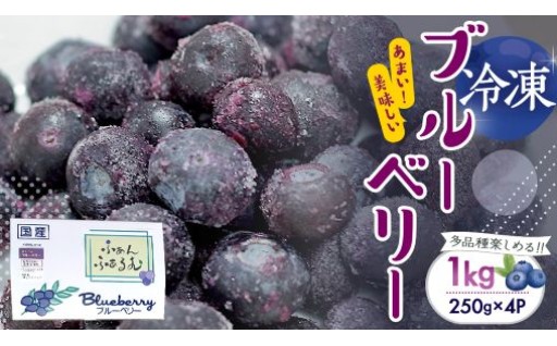 あまくておいしい！多品種 冷凍 ブルーベリー✨