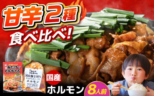 「元祖みたけとんちゃん」 【甘辛セット】8人前