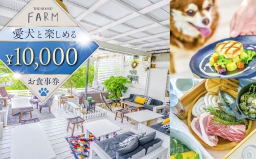 【数量限定100セット】THE HOUSE FARM お食事券 10000円分