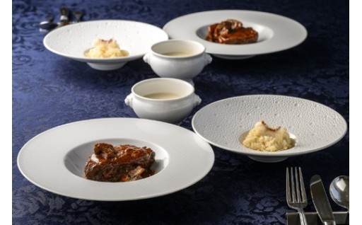 フレンチ気分！フォン仕込みリゾット・スープ・和牛シチュー