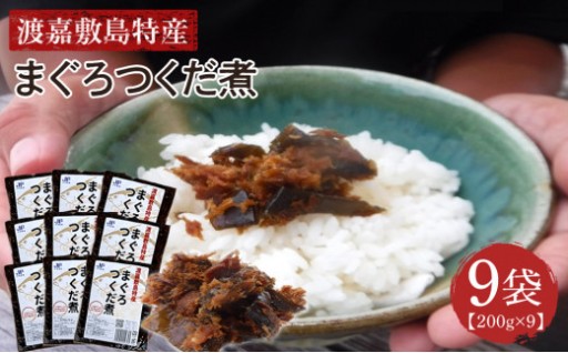 まぐろつくだ煮（200g×9袋）渡嘉敷漁業協同組合