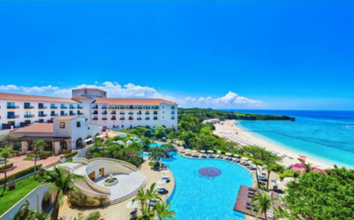 ＜ホテル日航アリビラ＞1泊2日／朝食付きペア宿泊券（オーシャンフロントツイン／禁煙）