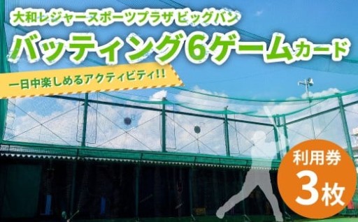 バッティング 6ゲームカード×3枚