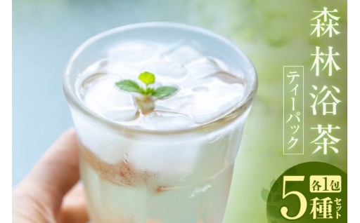 🌿🍵【極上の癒し体験】森林浴茶 ティーパック 5種セット！✨