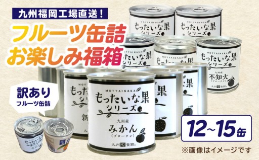 九州福岡工場直送！ 訳あり フルーツ缶詰 お楽しみ 福箱