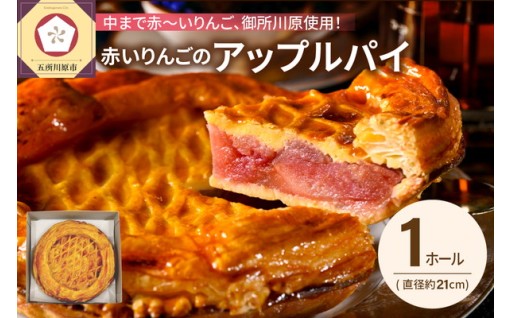 🥧🍎【季節限定】 果肉まで赤～いりんごのアップルパイ （21cmホール）🍎🥧
