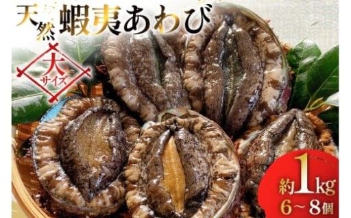 ドでかいアワビ！満足すること間違いなし！