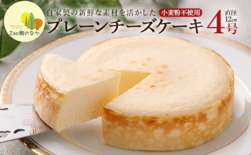 ＜小麦粉不使用＞プレーンチーズケーキ 4号