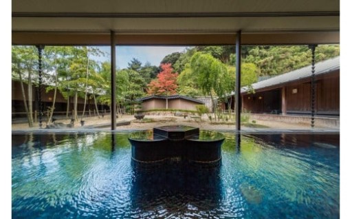 【源泉の宿　萩本陣】平休日1泊2食付 ペア宿泊券　＜本丸・上層階和洋室＞