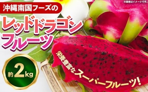 【完熟】南国フーズのレッドドラゴンフルーツ約2kg【2026年発送】