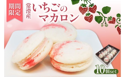 【数量限定】【期間限定】🍓常滑いちごのマカロン🍓10個セット